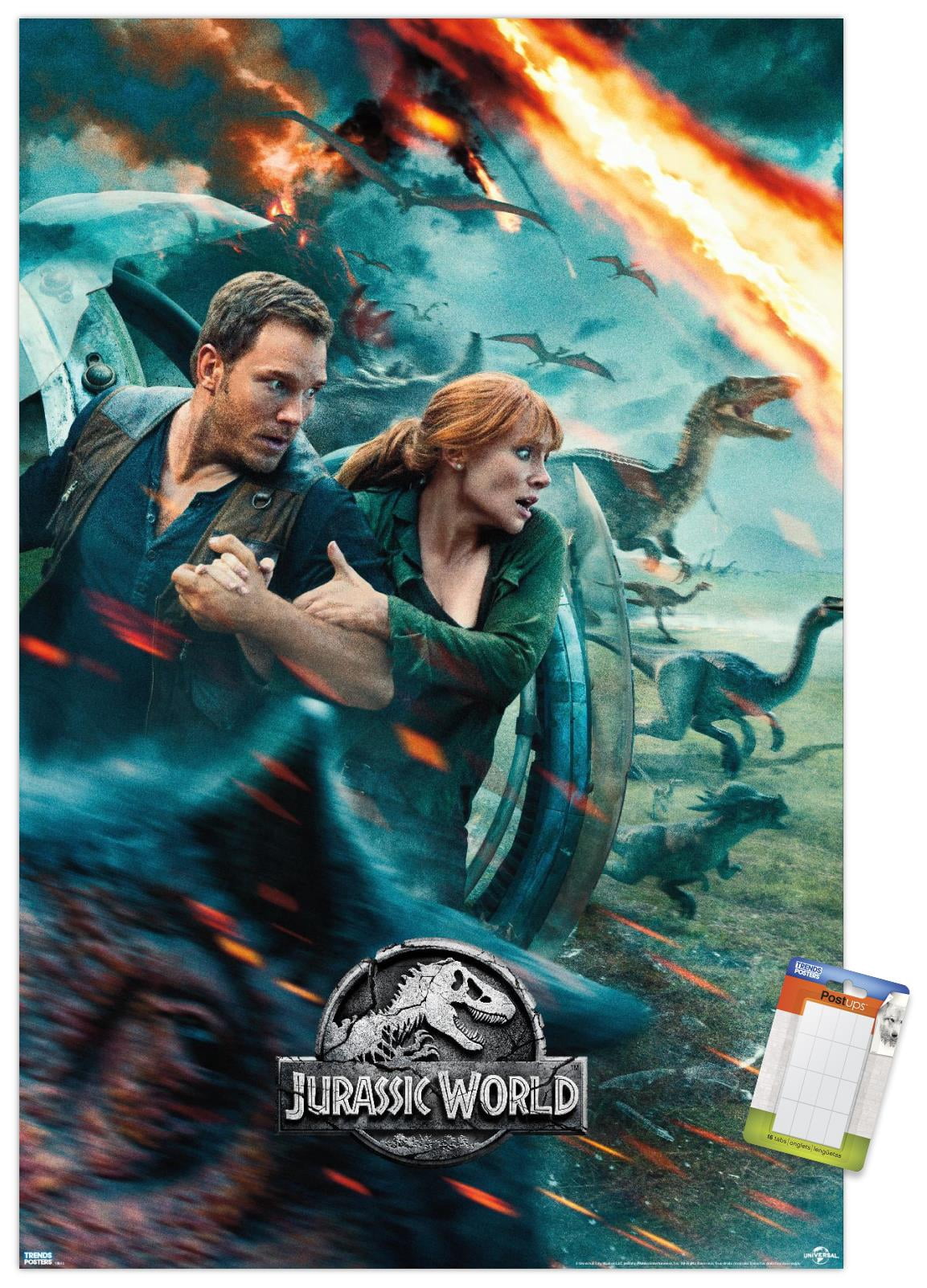 Jurassic World: Fallen Kingdom - One Sheet Wall Poster, 14.725" x 22.375"