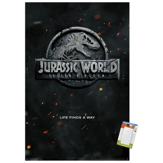Jurassic World: Fallen Kingdom - Teaser Logo Wall Poster, 22.375" x 34"