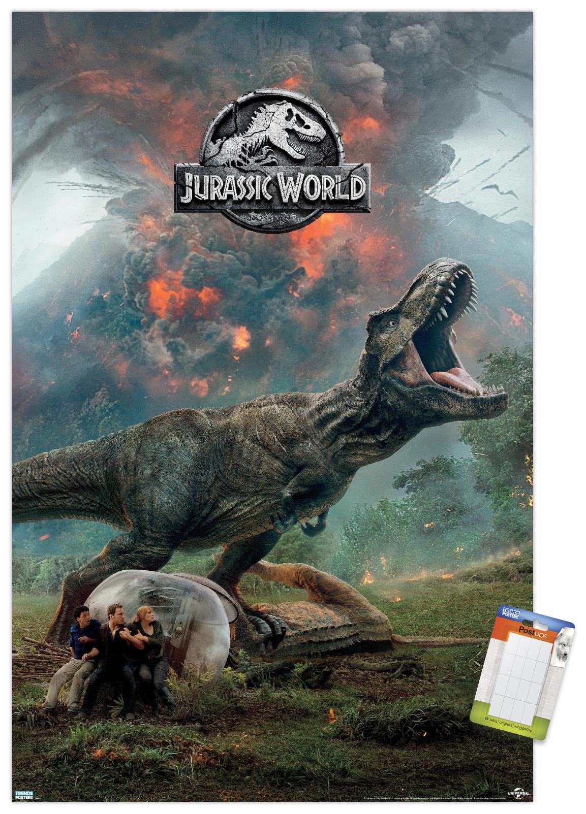 Jurassic World: Fallen Kingdom - Volcano Wall Poster, 22.375" x 34"