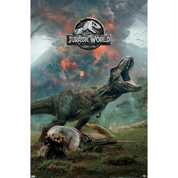 Jurassic World: Fallen Kingdom - Volcano Wall Poster, 22.375" x 34"