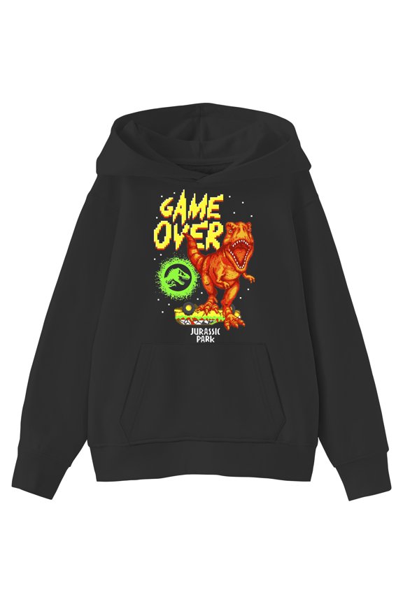 Game Over Boys Apparel, Graphic Long Sleeve Hoodie, Sizes 4-18 (Little Boys & Big Boys)