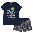 thumbnail image 1 of Jurassic World Girls' Movie Film Clever Girl Sleep Pajama Set Shorts, 1 of 8
