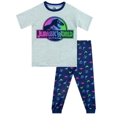 Jurassic World Girls Short Sleeve Pajamas Sizes 6-14