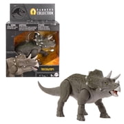 Jurassic World Hammond Collection Juvenile Triceratops Dinosaur Action Figure with 14 Articulations