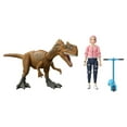 thumbnail image 1 of Jurassic World Human & Dino Pack Brooklynn & Monolophosaurus Figures, 4 Year Olds & Up, 1 of 6