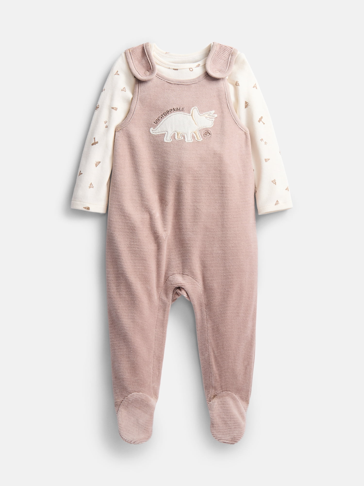 Jurassic World Infant Footed Overall Set, 2-Piece, Sizes Newborn-6/9M