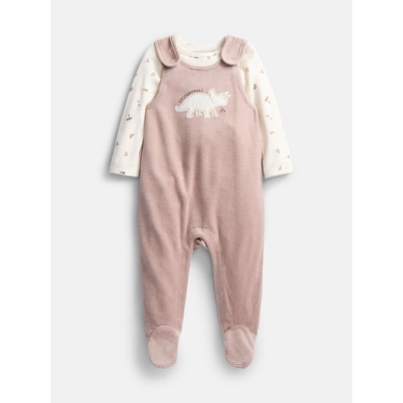 Jurassic World Infant Footed Overall Set, Sizes Newborn-6/9M