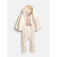 thumbnail image 1 of Jurassic World Baby Unisex Hooded Cardigan, Bodysuit and Pants, 3-Piece Outfit Set, Sizes Newborn-18M, 1 of 11