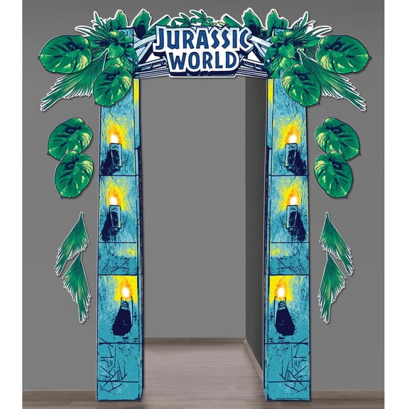 Jurassic World 'Into the Wild' Deluxe Doorway Decoration (1ct)