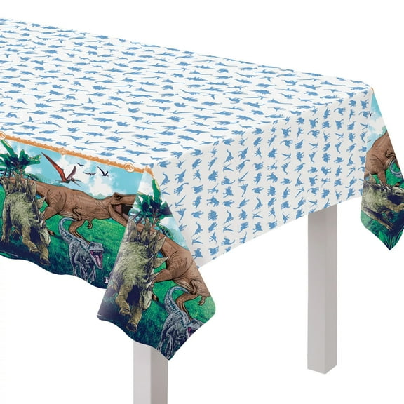 Amscan Jurassic World 'Into the Wild' Plastic Tablecover (1ct)