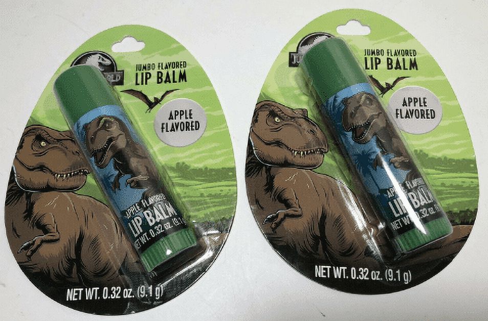 Jurassic World Jumbo Flavored Lip Balm 2pk