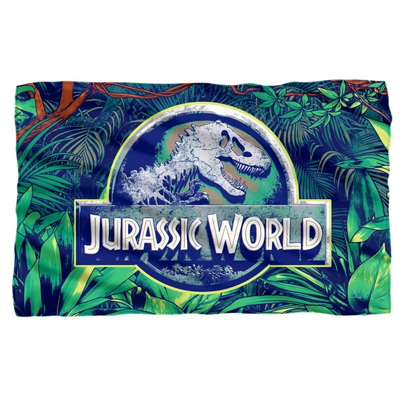 Jurassic World Jungle Logo Fleece Blanket 36' x 58'