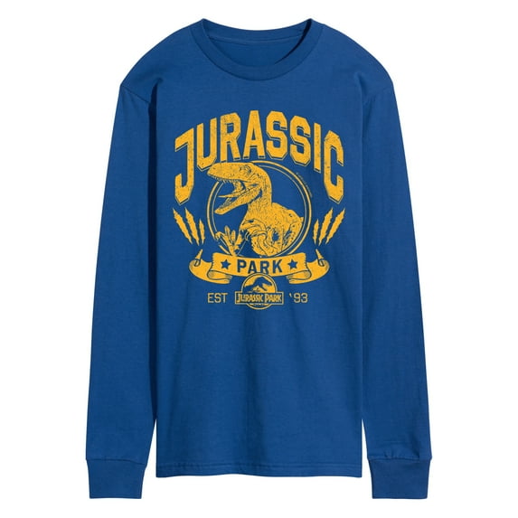 Jurassic World - Jurassic Park Collegiate - Men's Long Sleeve Graphic T-Shirt