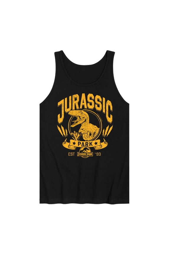 - Jurassic Park Collegiate - Men's Sleeveless Graphic Tank