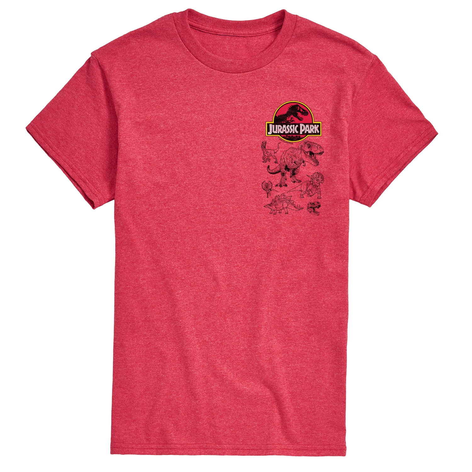 Jurassic World - Jurassic Park Dinos - Men's Short Sleeve Graphic T ...