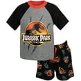 thumbnail image 1 of Jurassic World Jurassic Park Toddler Boys T-Shirt and French Terry Shorts Outfit Set Toddler to Big Kid, 1 of 5