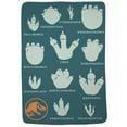 thumbnail image 1 of Jurassic World Kids' Blanket Green, 1 of 1