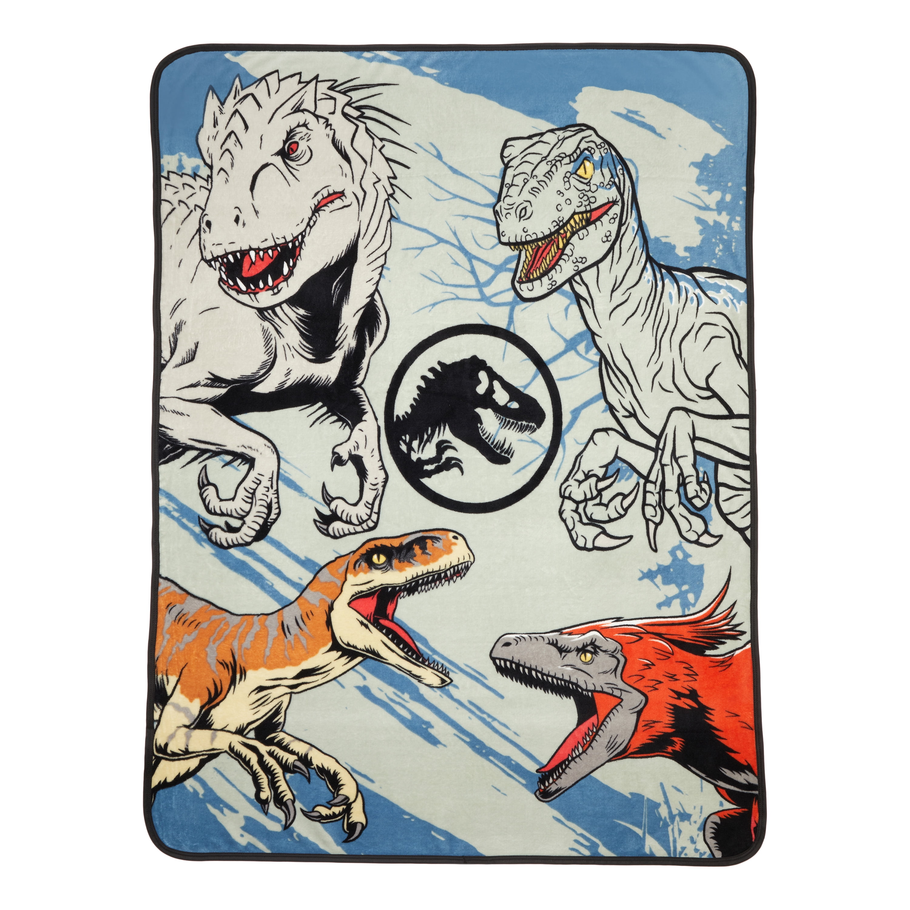 Jurassic World Kids Coral Fleece Throw 46 x60 Universal