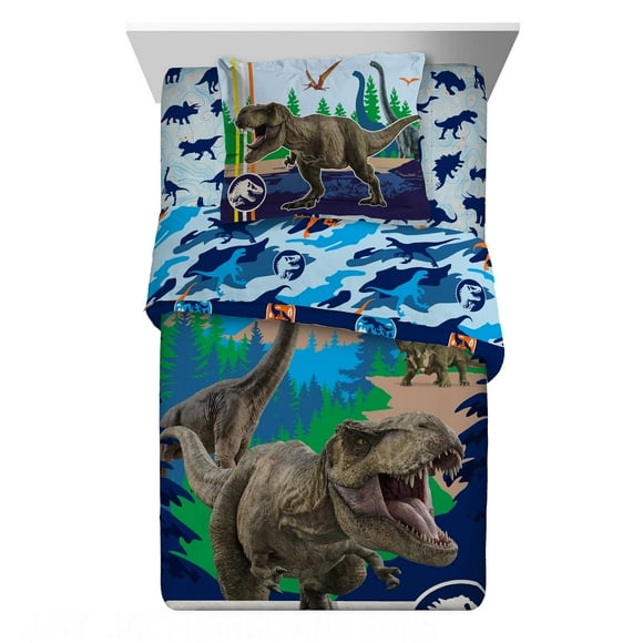 Jurassic World Bed Sheet