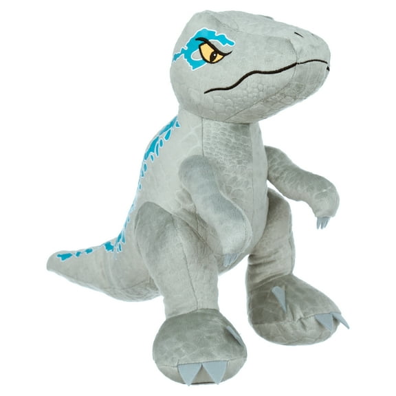 Jurassic World Large 11.5-inch Blue Plush Stuffed Animal, Dinosaur, Kids Toys for Ages 3 up