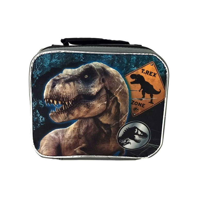Jurassic World Insulated Lunch Bag T-Rex Zone Dinosaur Fossil