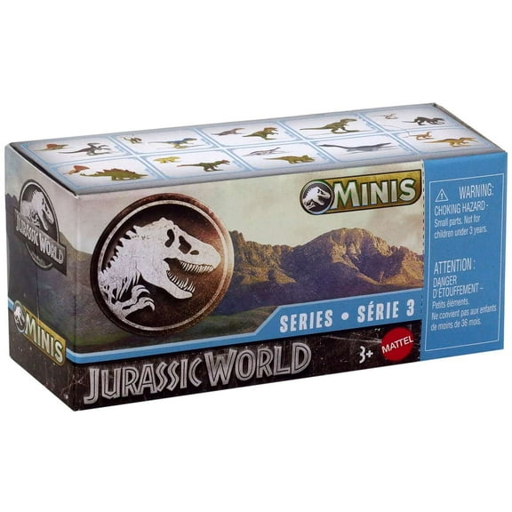 Jurassic World MINIS 2024 Series 3 Mystery Pack (1 RANDOM Extra Large Figure OR 2 Regular Sized Figures)