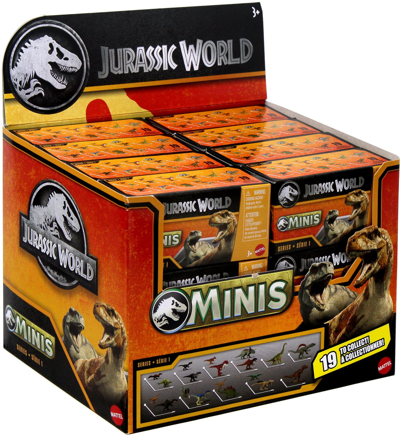 Jurassic World MINIS 2025 Series 1 Mystery Box (24 Packs)