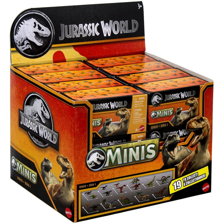 Jurassic World MINIS 2025 Series 1 Mystery Box (24 Packs