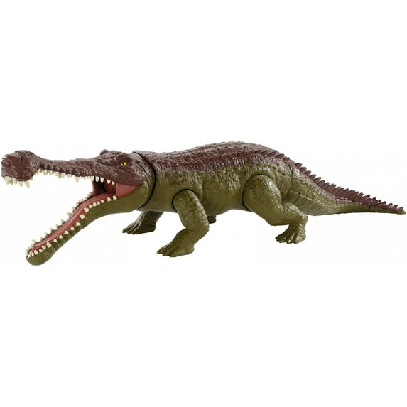 Jurassic World Massive Biters Sarcosuchus Larger-Sized Dinosaur Action Figure