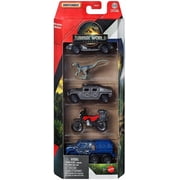 Jurassic World Matchbox Dinosaur Capture Team Die Cast Car 5-Pack
