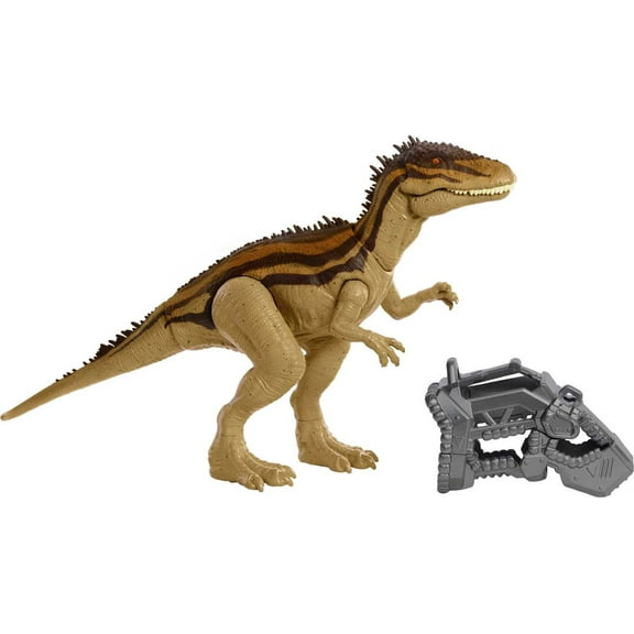 Jurassic World Mega Destroyers Carcharodontosaurus Dinosaur Toy Action Figure with Attack Feature