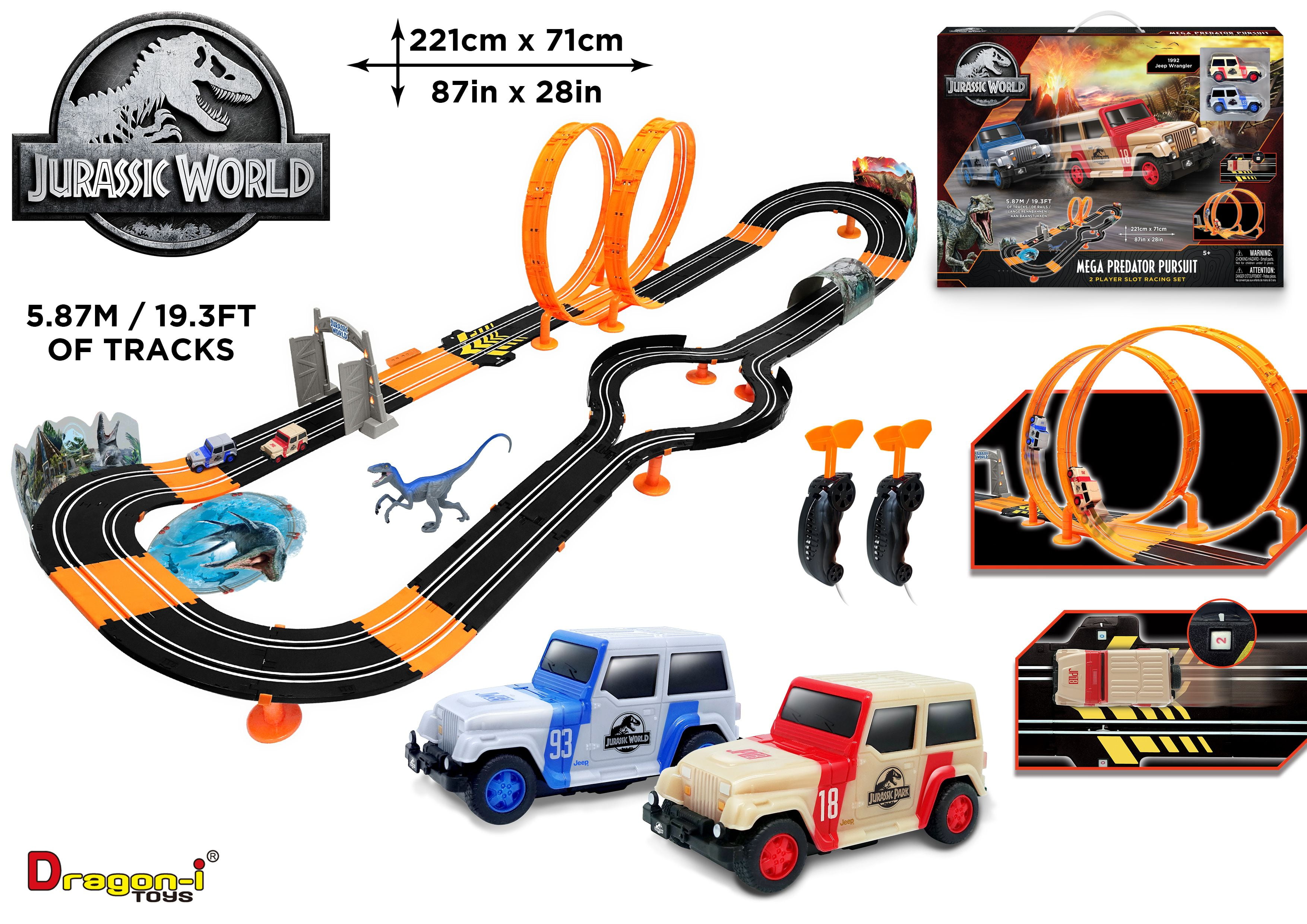 Jurassic World Mega Predator Pursuit Race Set