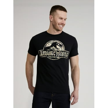 Jurassic World Men's & Big Men's Camo Logo Graphic Tee, Sizes S-3XL