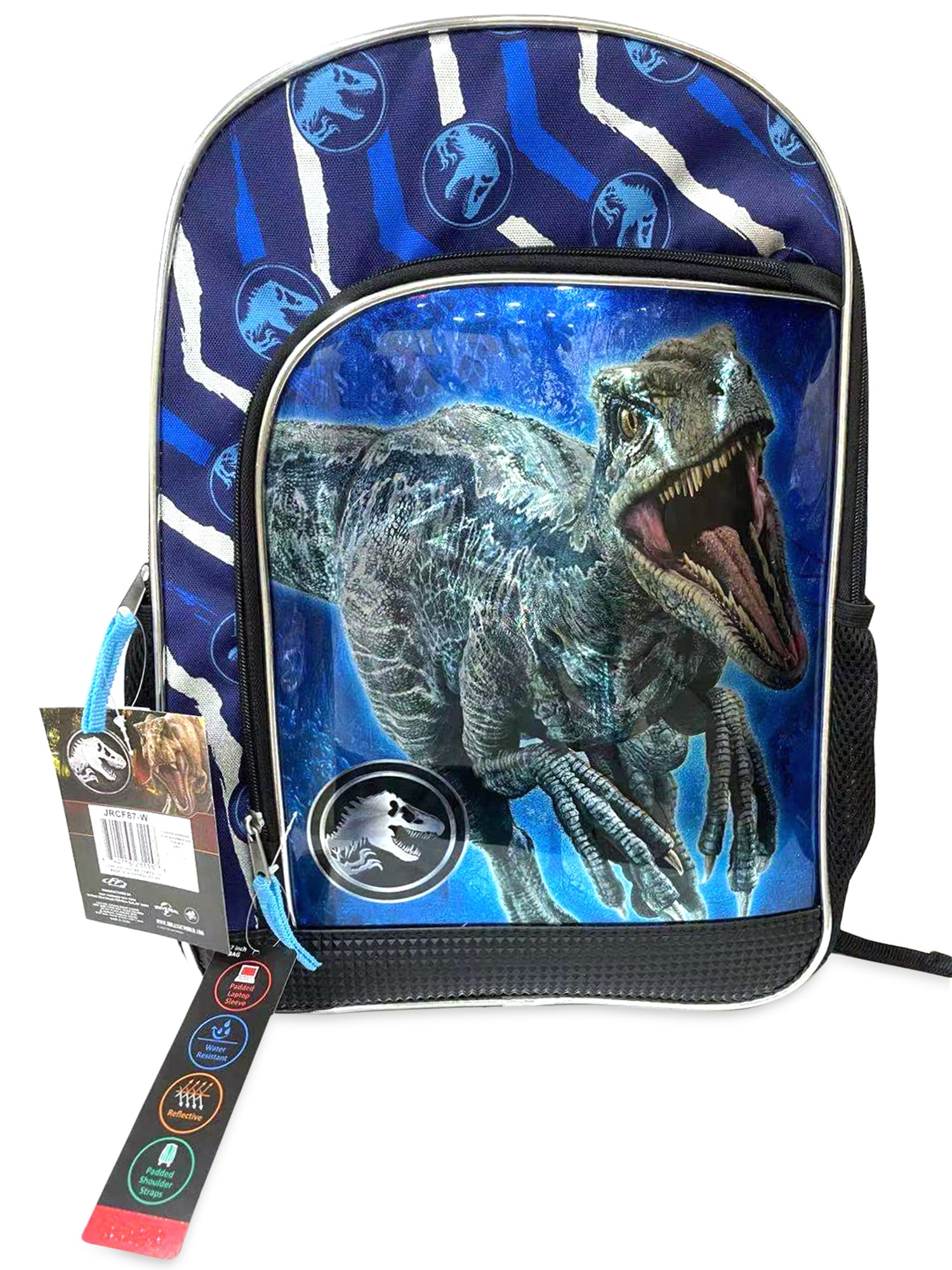 Jurassic World Men's Spot & Wipe Clean Backpack, Blue