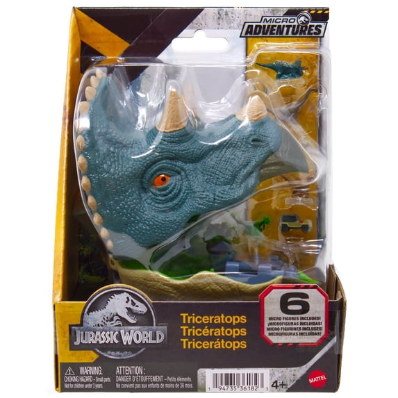 Jurassic World Micro Adventures Triceratops Playset