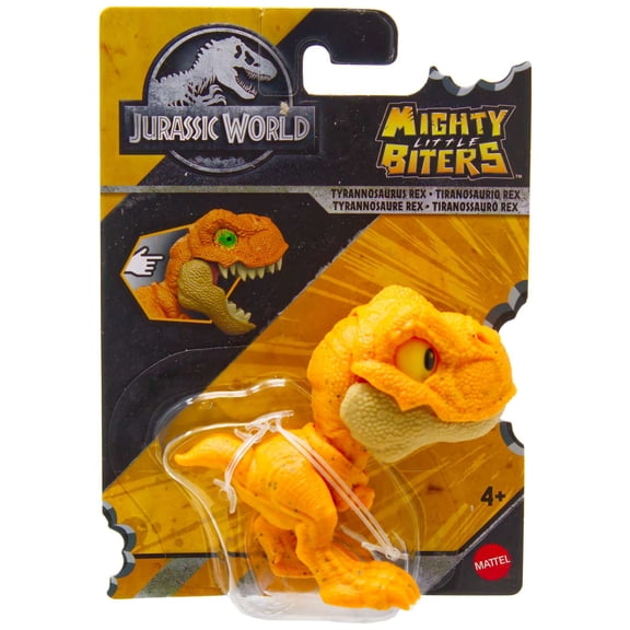 Jurassic World Mighty Little Biters Tyrannosaurus Rex Mini Figure [Orange]