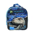 thumbnail image 1 of Jurassic World Mini 11" Backpack Blue The Last Raptor Velociraptor Boys Black, 1 of 4