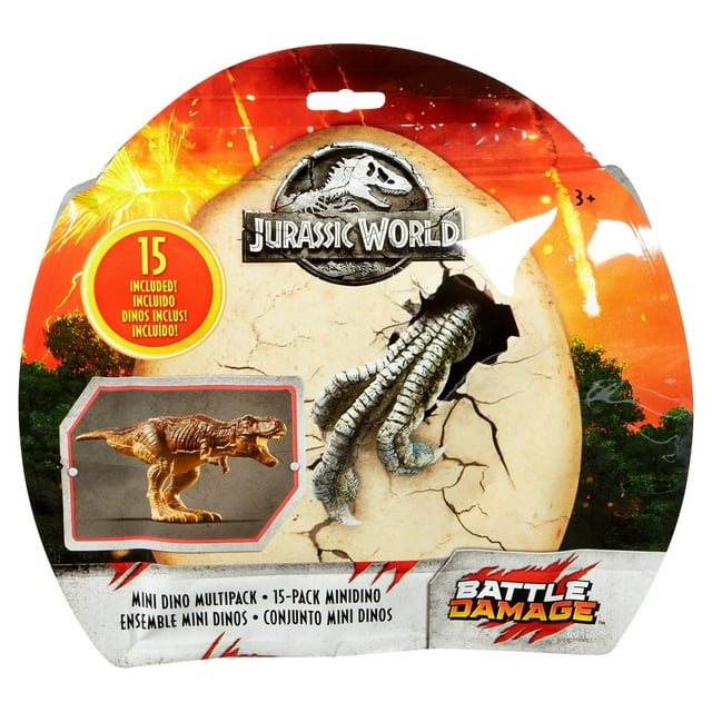 Jurassic World Mini Dino 15 Dinosaurs Multipack for Ages 3Y+