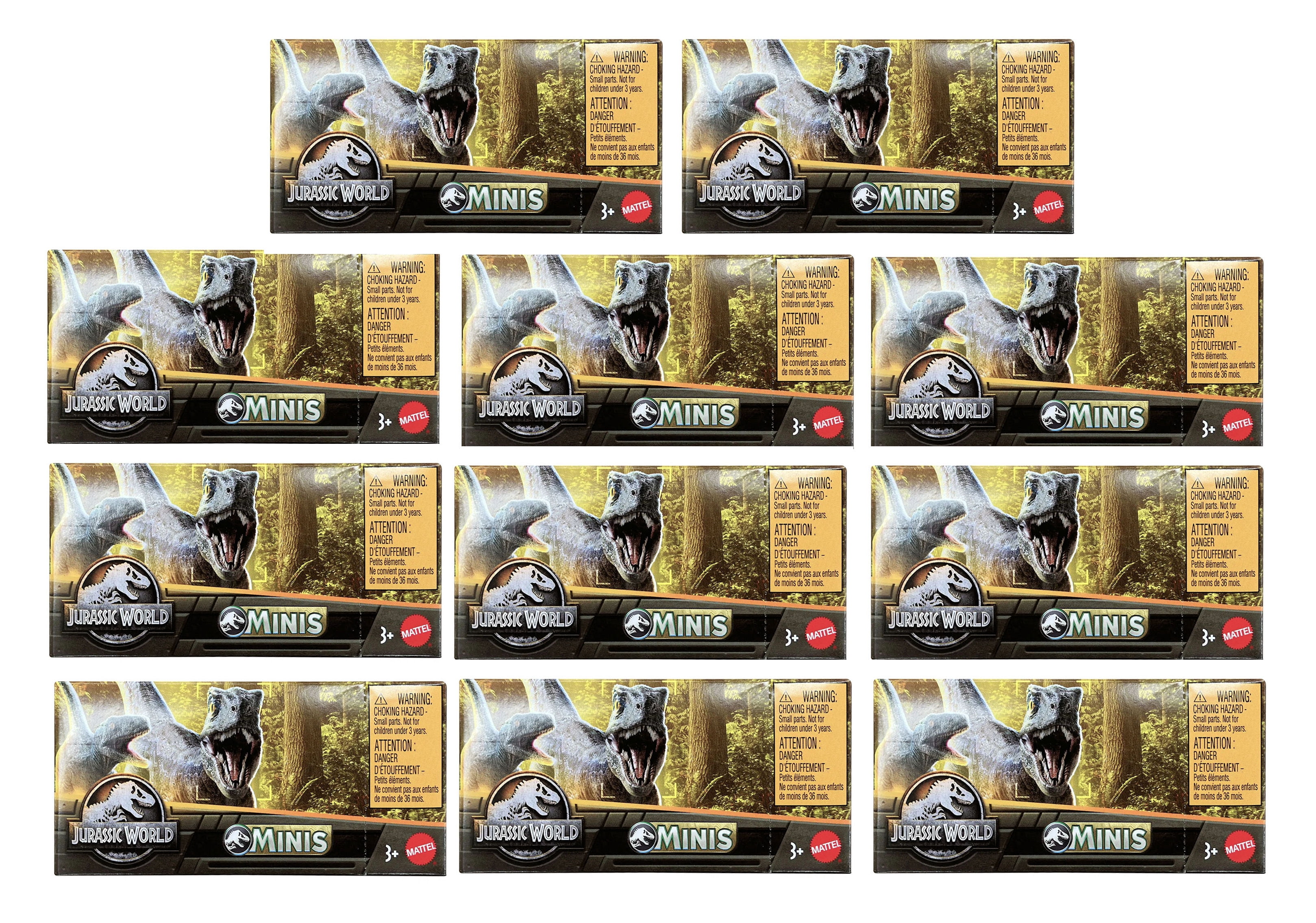 Jurassic World Minis Dinosaurs GWP38-956D Release Complete Set of 11 Dino Surprise Packs