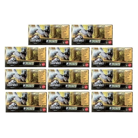 Jurassic World Minis Dinosaurs GWP38-956D Release Complete Set of 11 Dino Surprise Packs