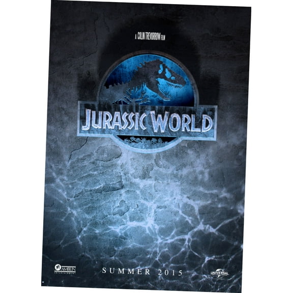 Jurassic World Movie Poster Entertainment Decor Art Poster 24x36 Unframed, Age: Adults, Rectangle Poster Time