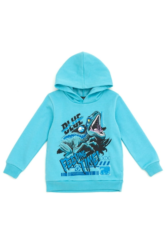 Park Blue Big Boys Fleece Pullover Hoodie 10-12