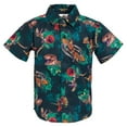 thumbnail image 1 of Jurassic World Park T-Rex Little Boys Hawaiian Button Down Shirt Toddler to Big Kid, 1 of 5