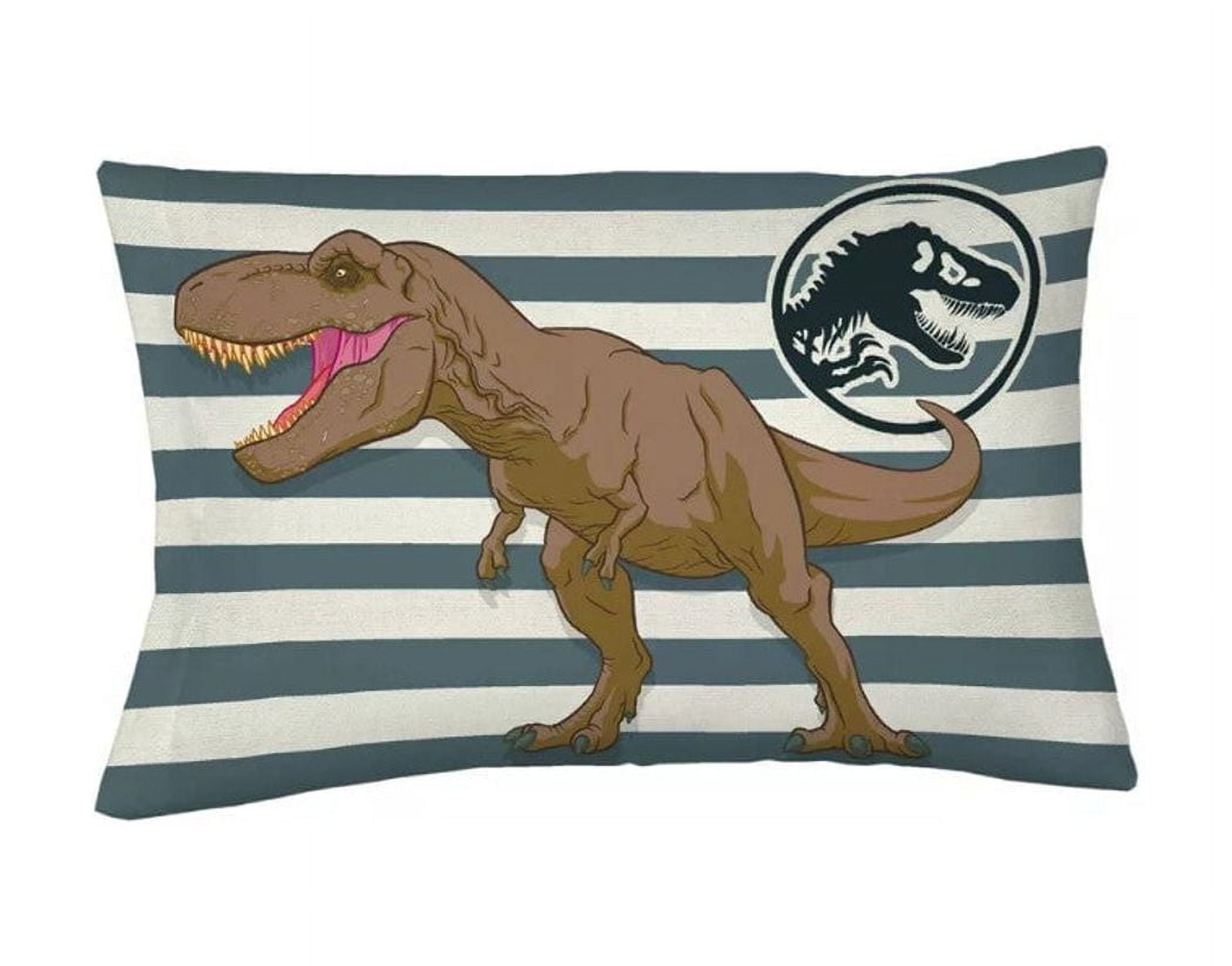 Jurassic World Kids' Reversible Dinosaur Polyester Pillowcase