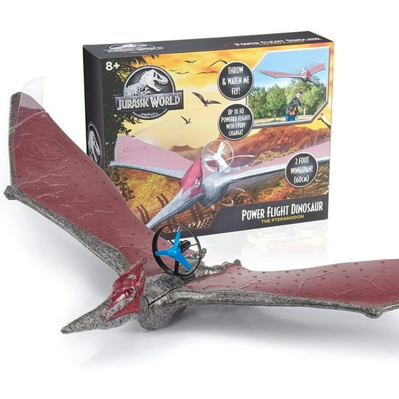 Jurassic World Power Flight Dino Pteranodon Flying Dinosaur Interactive Toy WOW Stuff