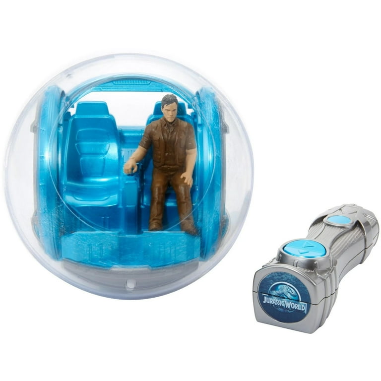 Jurassic World RC Gyrosphere with Owen Figure, Kid-Friendly Remote