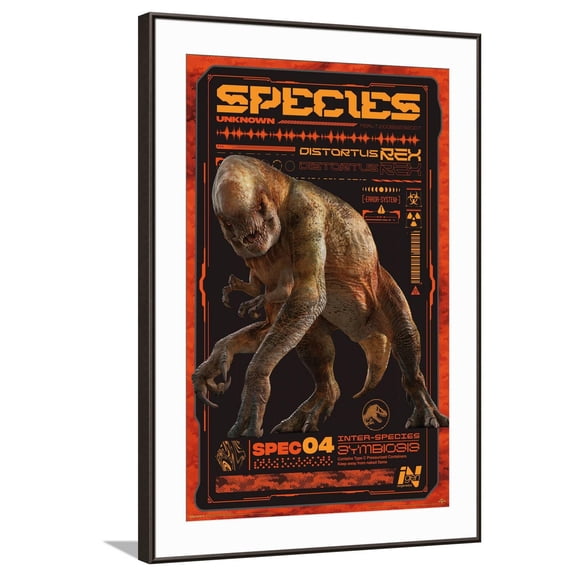 Jurassic World: Rebirth (2025) - Distortus Rex Canvas Wall Poster, 22.375" x 34"