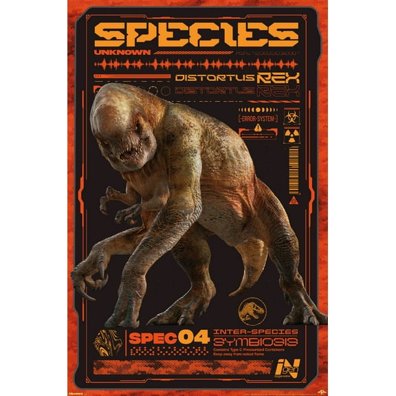 Jurassic World: Rebirth (2025) - Distortus Rex Wall Poster, 22.375" x 34"