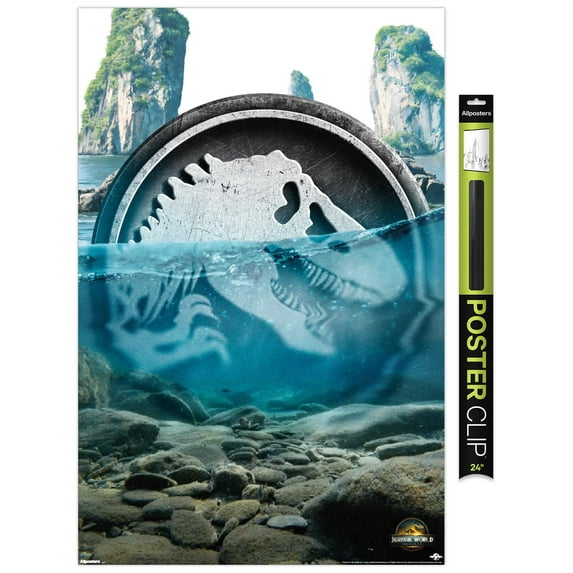 Jurassic World: Rebirth (2025) - Water Logo Wall Poster, 22.375" x 34"