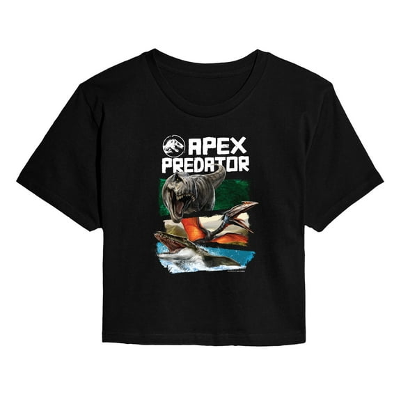 Jurassic World: Rebirth - Apex Predator - Juniors Cropped Graphic T-Shirt